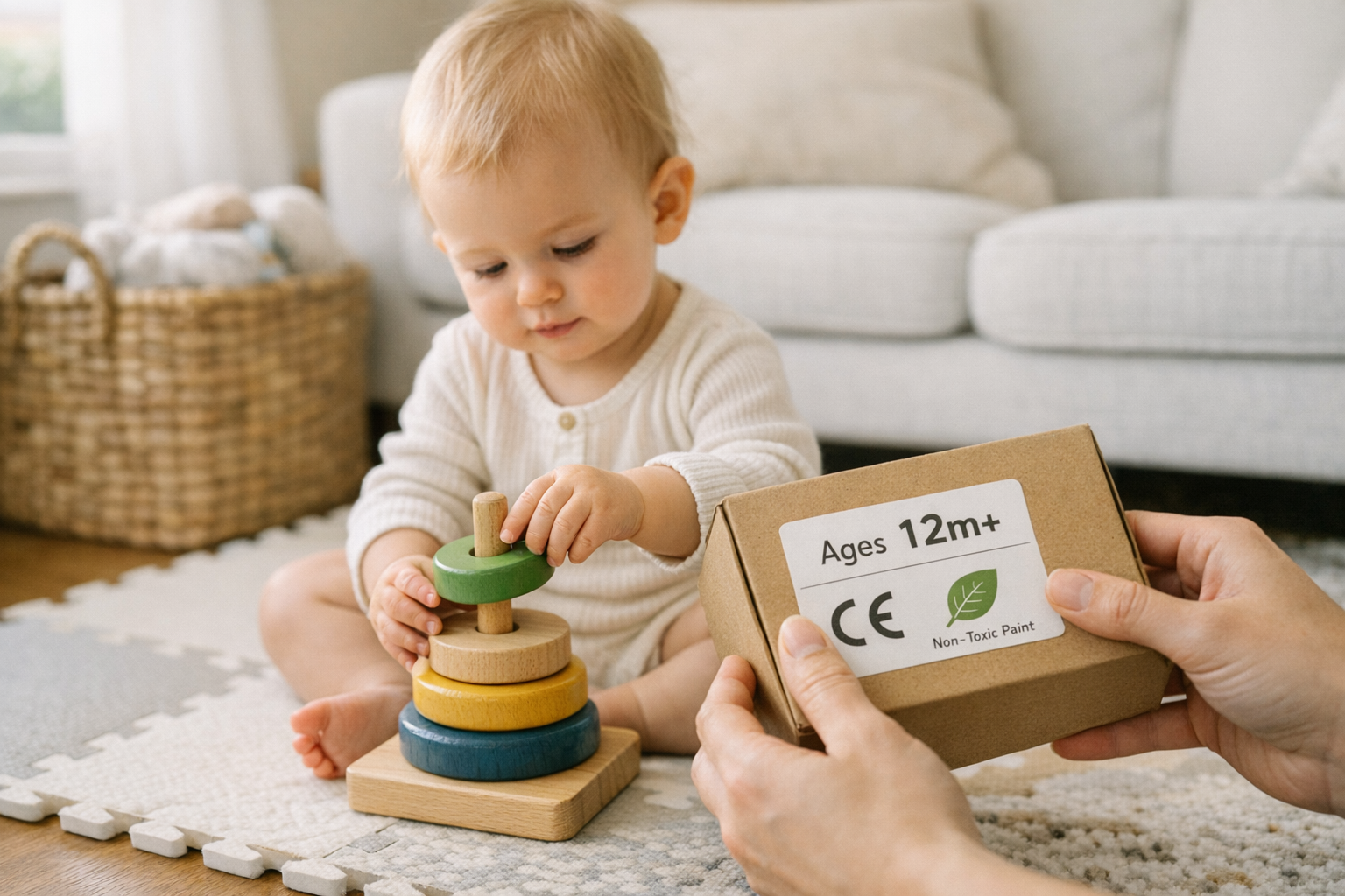 Veilig educatief speelgoed voor 1-jarigen