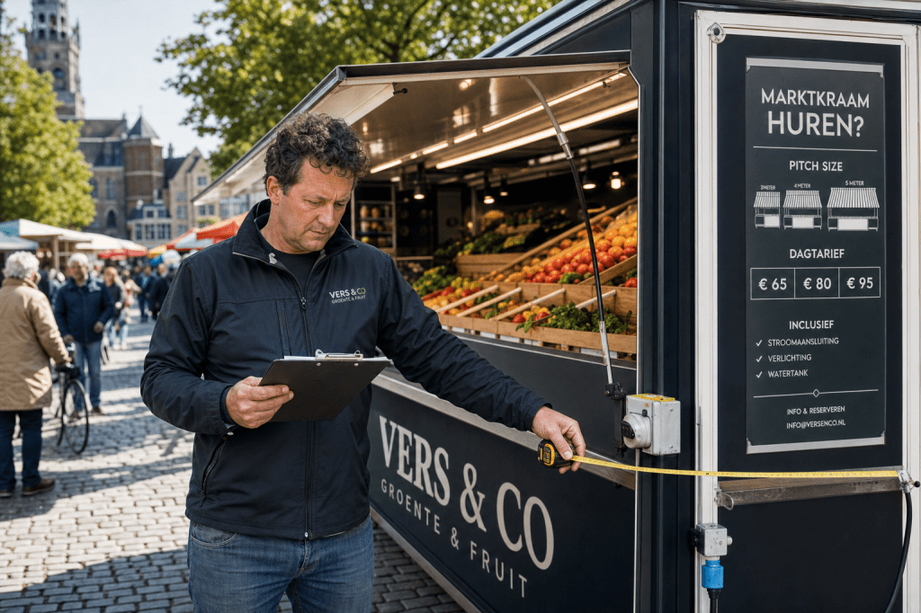 Hoeveel kost een marktkraam huren en welke factoren bepalen de uiteindelijke&nbsp;prijs?