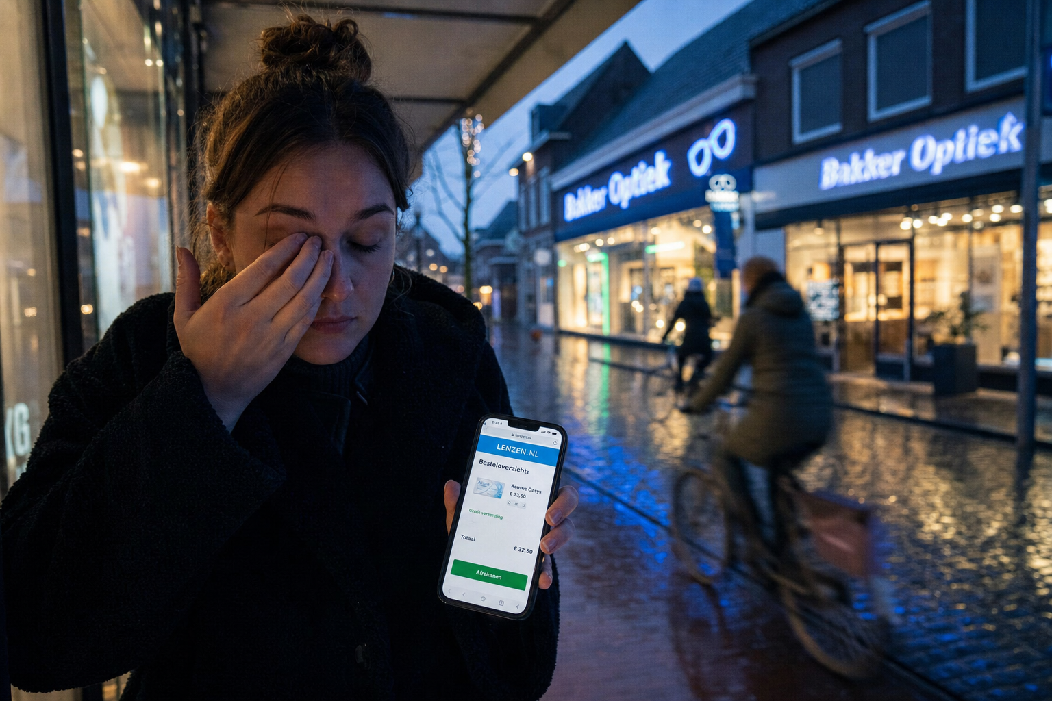 Contactlenzen meting apparatuur