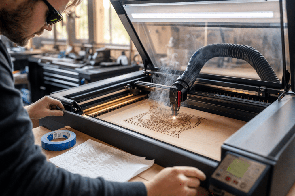 Hoe voorkom je verkleuring en rookafzetting bij hout lasersnijden, en welke nabehandeling zorgt voor een strak eindresultaat?