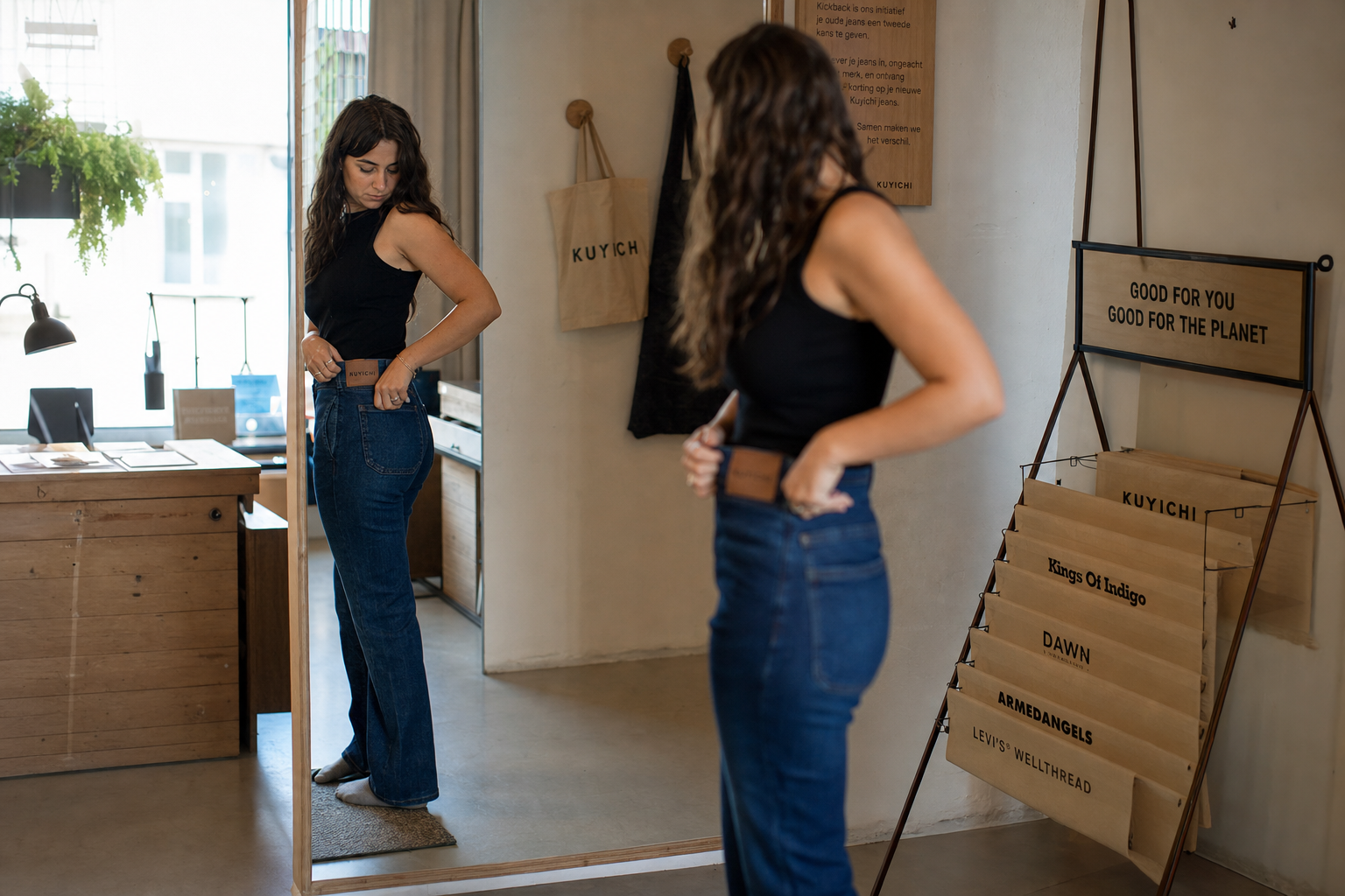 Kuyichi jeans pasvorm vergelijking