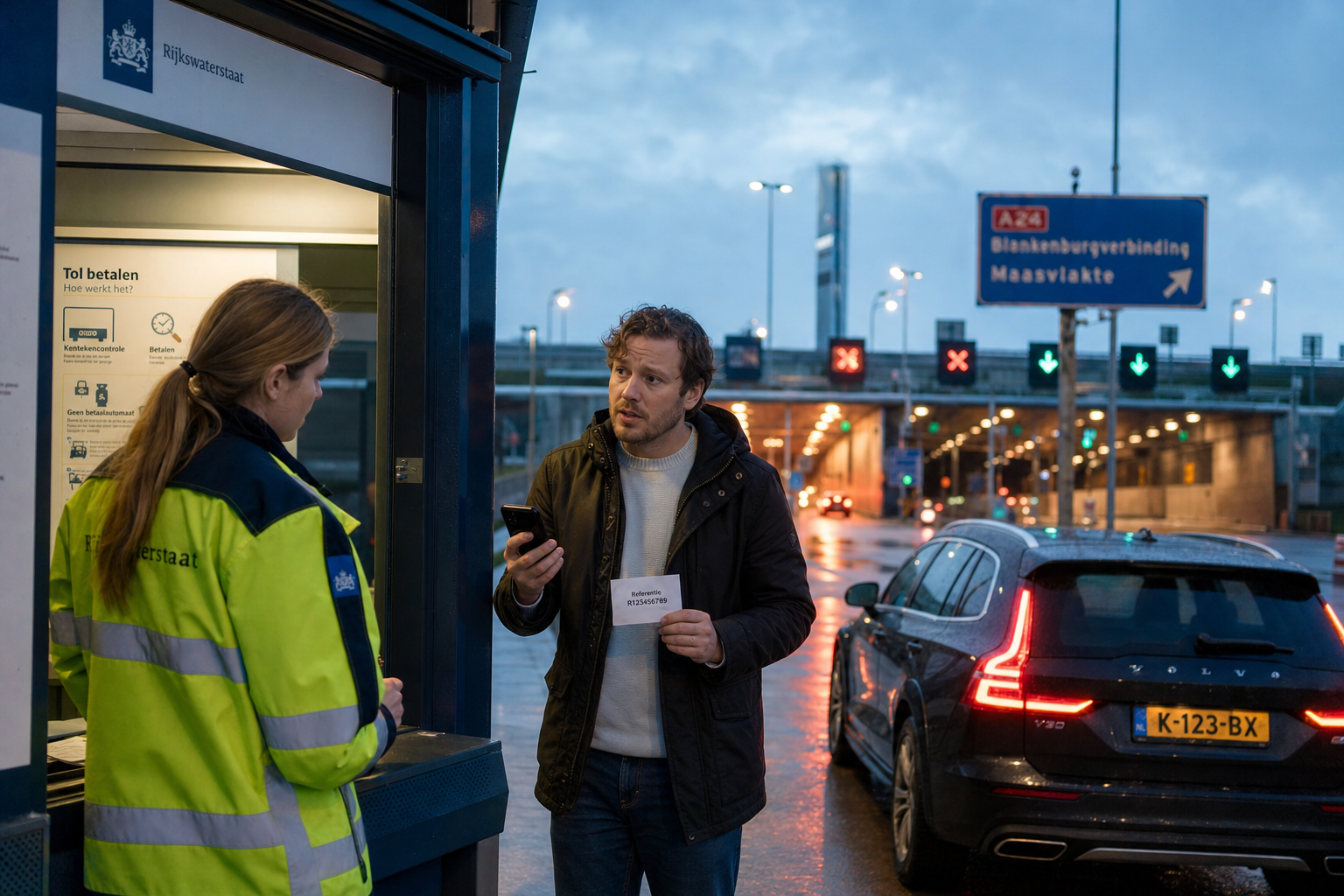 Tol betalen A24 zonder account