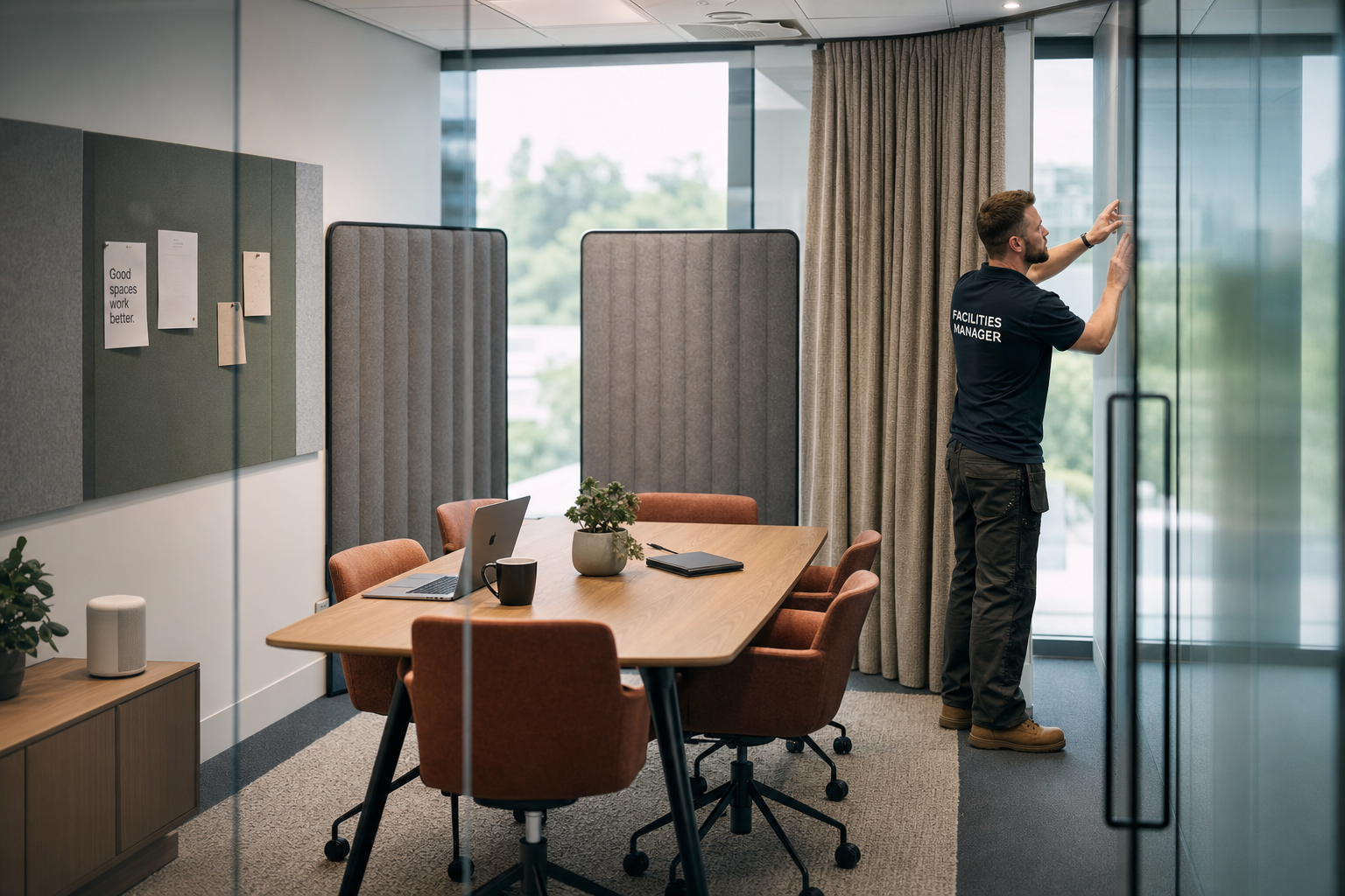 Akoestische panelen kantoorruimte